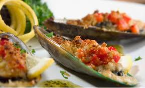 Mix di 3 antipasti caldi. Antipasti Di Pesce Caldi E Freddi Cozze Gratinate Al Profumo Di Curry Leitv