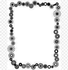 Black and white flower border clipart, download free flower black and white transparent png images for your works. Black And White Flower Border Clipart Clipart Panda Flower Frame Border Black And White Png Image With Transparent Background Toppng
