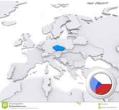 La actualidad de la república checa. Republica Checa En El Mapa De Europa Stock De Ilustracion Ilustracion De Europa Mosaico 115238310