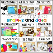 graphs and data work stations tunstalls teaching tidbits