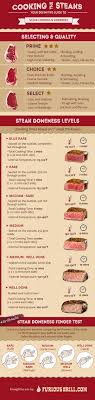 Steak Doneness Chart Temperatures Infographic