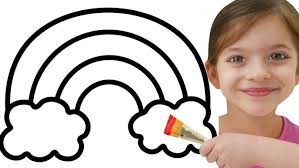 Colour and paint fish for kids || माशाचे चित्र काढ़ा व रंगवा