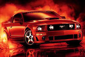 Ford Mustang Poster Mustang Wallpaper Red Mustang Mustang Cars