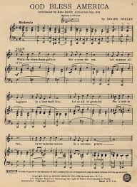 God Bless America Hymn Music Vintage Sheet Music Sheet Music Videoklip, překlad a text písně god bless america od irving berlin.