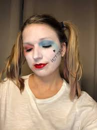 Crazy never looked so good 💋💣 Channel your inner Harley Quinn with this  makeup!