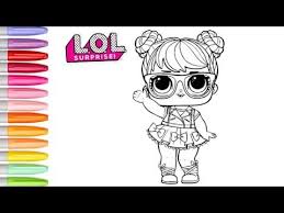 If your kids love youtube coloring. Coloring Lol Surprise Dolls Bon Bon Coloring Page For Kids Lol Surprise Dolls Colouring Book Pages Youtube