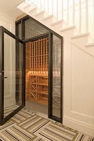 Hamptons Houses Under Stairs Wine Cellar Wine Closet Home Wine Cellars