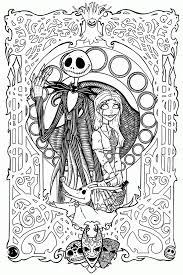Facebook is showing information to help you better understand the purpose of a page. Nightmare Before Christmas Art Nouveau Coloring Page Coloring Home