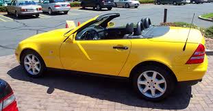 1998 Mercedes Benz Slk230 Kompressor Sunburst Yellow Mercedes Benz Mercedes Benz Sports Car Mercedes Benz Slk