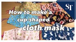 See how to sew a button on pants, add a button to a shirt, or anywhere else. Coronavirus How To Make A Cup Shaped Cloth Mask Style News Top Stories The Straits Times