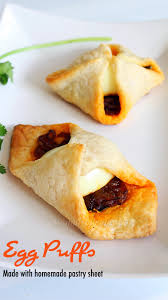 Egg Puffs Egg Puffs With Homemade Puff Pastry Sheet Easy Egg Puffs Sandhya S Recipes Puff Pastry Sheets Egg Puff Pastry Sheets