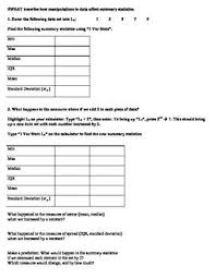 Changing The Mean And Standard Deviation Ap Non Ap Statistics Ap Statistics Standard Deviation Statistics