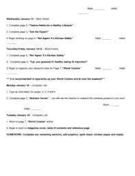 Family Studies Grade 9 10 Food And Nutrition Magazine Summative School Nutrition Food Lessons Family And Consumer Science