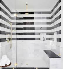 Black And White Striped Bathroom Accessories S T R I P E S What Black White Dreams Are Made Of Via Bathroomsofinsta And Greyhuntinterior Best Bathroom Designs Bathroom Interior Beautiful Bathrooms