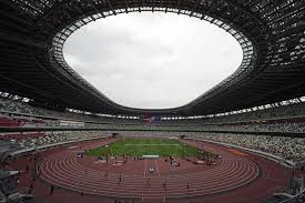 Drones flying over the national stadium during the opening ceremony of 2020 tokyo olympics is seen from shibuya sky observation deck friday, july 23, 2021, in tokyo, japan. Tokyo Olympics Shaping Up As Tv Only Event With Few Fans Loop Trinidad Tobago