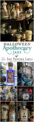 Make a few at your next harry potter party or any day that needs a little magic in it. Halloween Apothecary Jars Free Printable Labels The Navage Patch