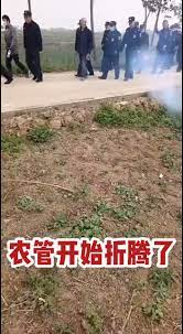 Songpinganq on Twitter: "Xi Jinping is hiring 87,000 agriculture police  officers, and they're coming for Chinese farmers A farmer knocked down an  officer, who tried to pull his fruit trees in his