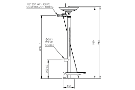 What are the specifications for eyewash stations and eye/face wash stations? Enware Eee210 Free Standing Eye Wash Hand Foot Operated Stainless Steel