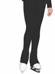 Black Chloenoel Solid Color Over The Heel Elite Skating Pants W Front Pocket
