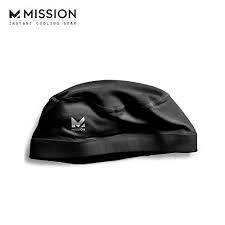 Mission Enduracool Cooling Helmet Liner Black One Size Mission Enduracool Cooling Helmet Liner Black Size Helmet Liner Skull Cap Hard Hats