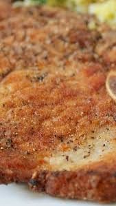 Perfect Fried Pork Chops These Turned Out Surprisingly Delicious It Must Be The Brine Soak A Fried Pork Chop Recipes Pork Chop Recipes Pork Chop Recipes Baked