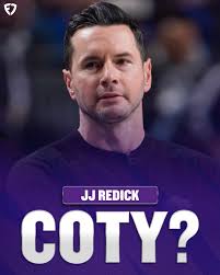 In his first year as Lakers head coach: 39-21 record (22 games left) 2nd  seed in the west Top 10 defense Should JJ be the Coach of the Year? #NBA