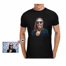 To get measured for a custom fit, take two photos of yourself using the amazon app on an iphone or android phone. Custom Wife S Face Men S T Shirt Mens Tshirts Men Short Sleeve T Shirt