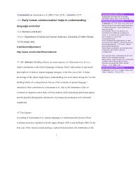Wf bransfield, mainline galls creek dr, medford, jackson, oregon other variations: Pdf Early Human Communication Helps In Understanding Language Evolution