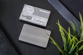 Choose from any one of our four (4) free templates or upload your own design. Stainless Steel Business Cards Luxury Printing