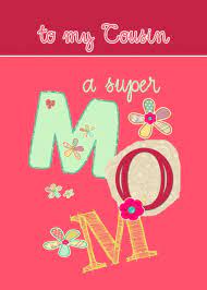 Cousin happy mother's day rose card note card | mother's. Happy Mothers Day To My Cousin Images