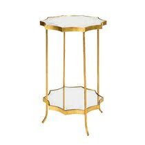 A large and versatile piece that doubles as both an ottoman and coffee table with a burnt oak finish and dark linen. Aidan Gray End Side Tables You Ll Love In 2021 Wayfair