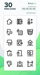 30 Free Vector Icons Of Smarthome Designed By Freepik Icon Pictogram Design Smart Home
