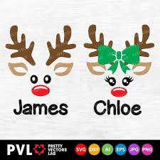 Download Christmas Reindeer Face Svg Christmas Svg Deer Svg Monogram Svg Reindeer Boy And Girl Svg Dxf Ep In 2021 Reindeer Face Christmas Reindeer Christmas Svg