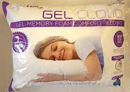 Purelux Gel Cloud Pillows 2 Pack Gel Memory Foam Pressure Relieving Comfort Wolkenkissen