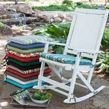 Coral Coast 19 X 18 Rocking Chair Seat Pad Www Hayneedle Com Outdoor Rocking Chair Cushions Patio Chair Cushions Rocking Chair Cushions