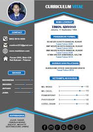 Free Download Template Cv Kreatif Word Bahasa Indonesia Mastimon Com