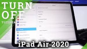 How To Shut Down Ipad Air 2020 Power Off Youtube