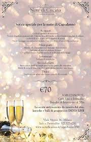 Cenone di san silvestro portate filtra. Menu Del Cenone Di San Silvestro Capodanno 2016 Di Note Di Cucina Note Di Cucina Ristorante Consegna A Domicilio Milano