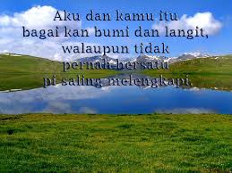 Perintah allah berlaku padanya, agar kamu. Kata Kata Bagaikan Langit Dan Bumi