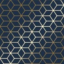 Cubic Shimmer Metallic Wallpaper Navy Blue Gold Metallic Wallpaper Navy Wallpaper Blue And Gold Wallpaper