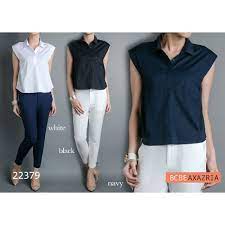 Maybe you would like to learn more about one of these? Bcbe 22379 6a Blus Import Atasan Premium Wanita Blus Lengan Setali Shopee Indonesia