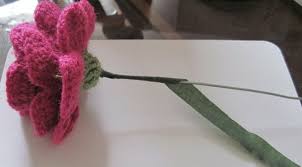 Flor sencilla tejida con crochet. Rosas A Crochet Elaboracion Paso A Paso Manualidades