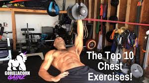 the top 10 chest exercises bj