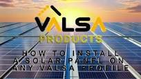 Mastering Solar Mounting Rails for Roof Structure Installations | Valsa  Engineering