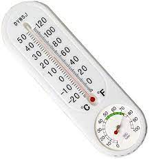Thermometer for measure the temperature of the air in the open and closed  places with humidity: Buy Online at Best Price in Egypt - Souq is now  Amazon.eg