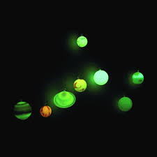 Amazon Com University Games 3 D Planets In A Tube Glow In The Dark Toys Games