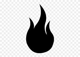 File Flame Svg Flame In Black And White Free Transparent Png Clipart Images Download