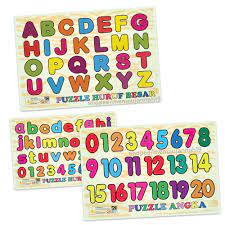 Puzzles can help kids develop fine motor skills while they exercise critical and logical thinking muscles. Puzzle Letras Y Numeros Abjad Alfabet Juguetes Educativos Para Ninos Aprender A Leer Juguetes Educativos Shopee Mexico