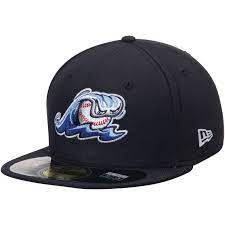 West Michigan Whitecaps New Era Authentic Home 59fifty Fitted Hat Navy Fitted Hats New Era West Michigan