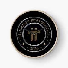 Pi Network Cryptocurrency Inspired Crytocoin Design 3 14 Coin Clock By 2acesdesign Cryptocurrency Crypto Coin Clock